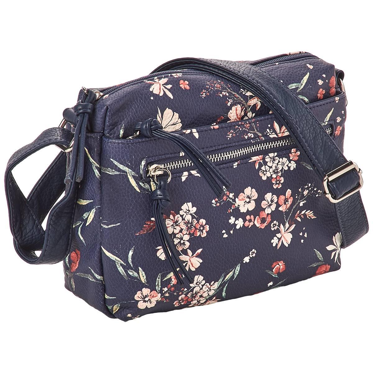 Bueno Grainy Wash Floral Crossbody
