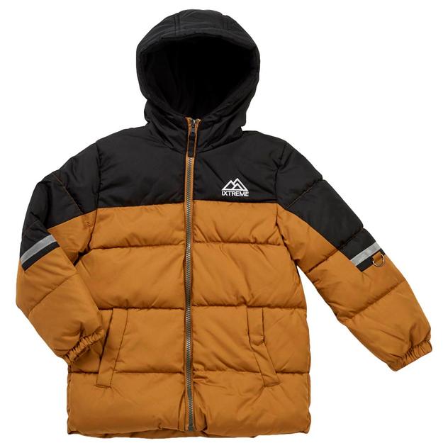 Boys (4-7) iXtreme® Color Block Puffer - Gingerbread