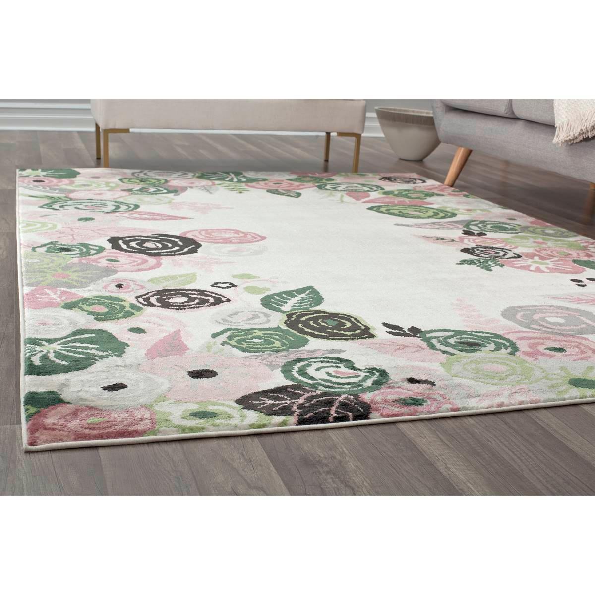Rugs America™ Valentina Royal Blossom Pink Transitional Area Rug