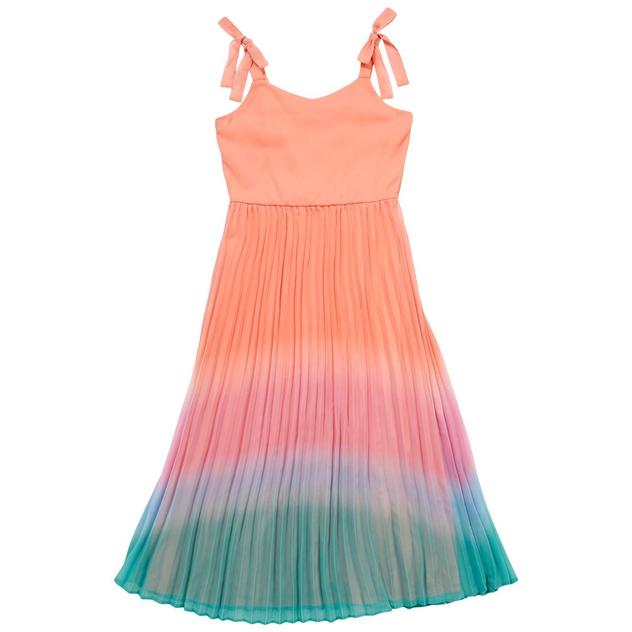 Girls (7-16) Rare Editions Bow Strap Ombre Maxi Dress