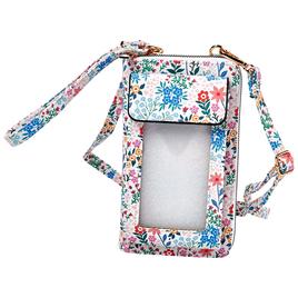 Womens DS Fashion North/South Crossbody Wallet with Tech Window
