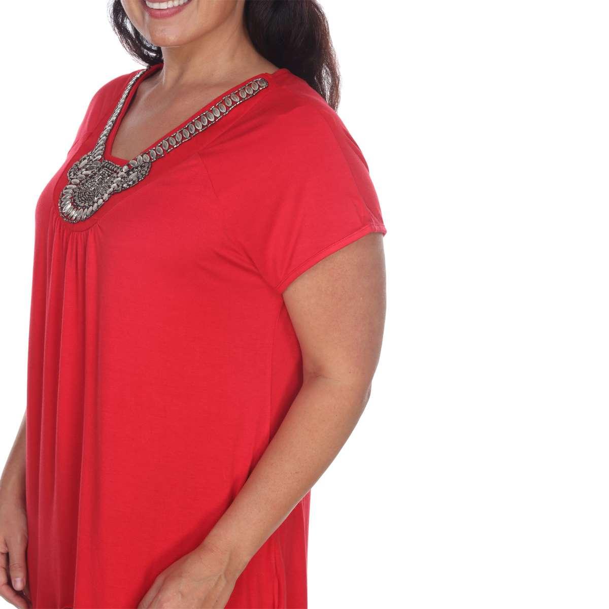 Plus Size White Mark Fenella Tunic