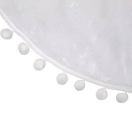 Northlight Christmas Tree Skirt w/ a Pom Pom Border