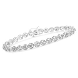 Diamond Classics™ 1/4ctw. Diamond Circle Frame Tennis Bracelet