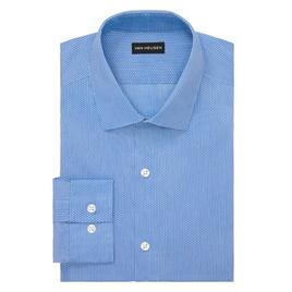 Mens Van Heusen Regular Fit Geometric Dress Shirt - Galaxy Blue
