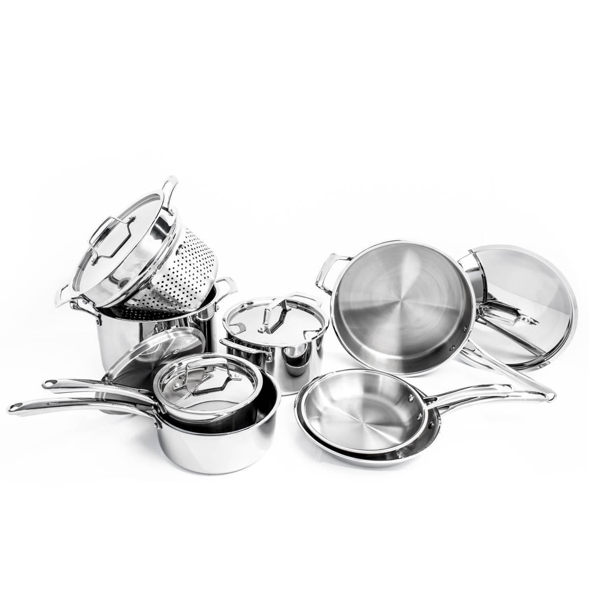 BergHOFF Essentials 18/10 Stainless Steel 13pc. Cookware Set