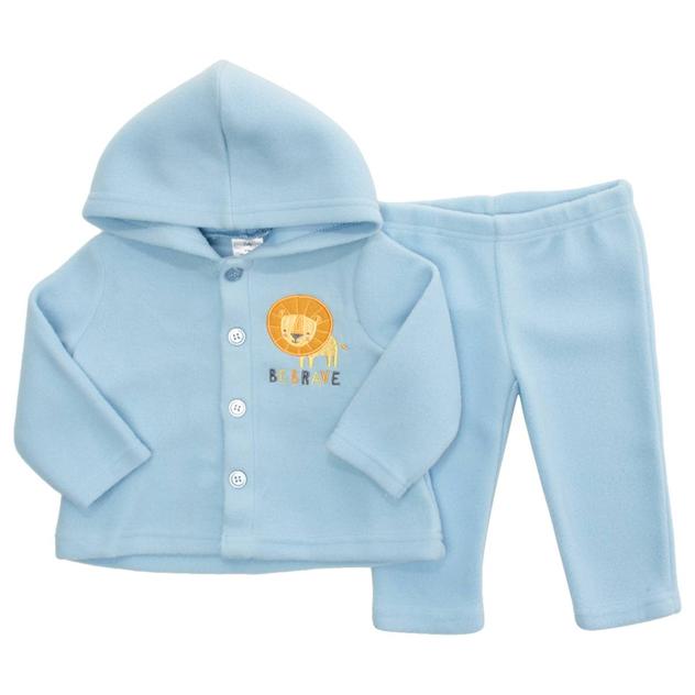 Baby Boy (NB-9M) Stylish Baby Lion Hoodie & Pant Set