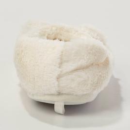 Womens Capelli New York Faux Fur with Soft Boa Moccasin Slippers