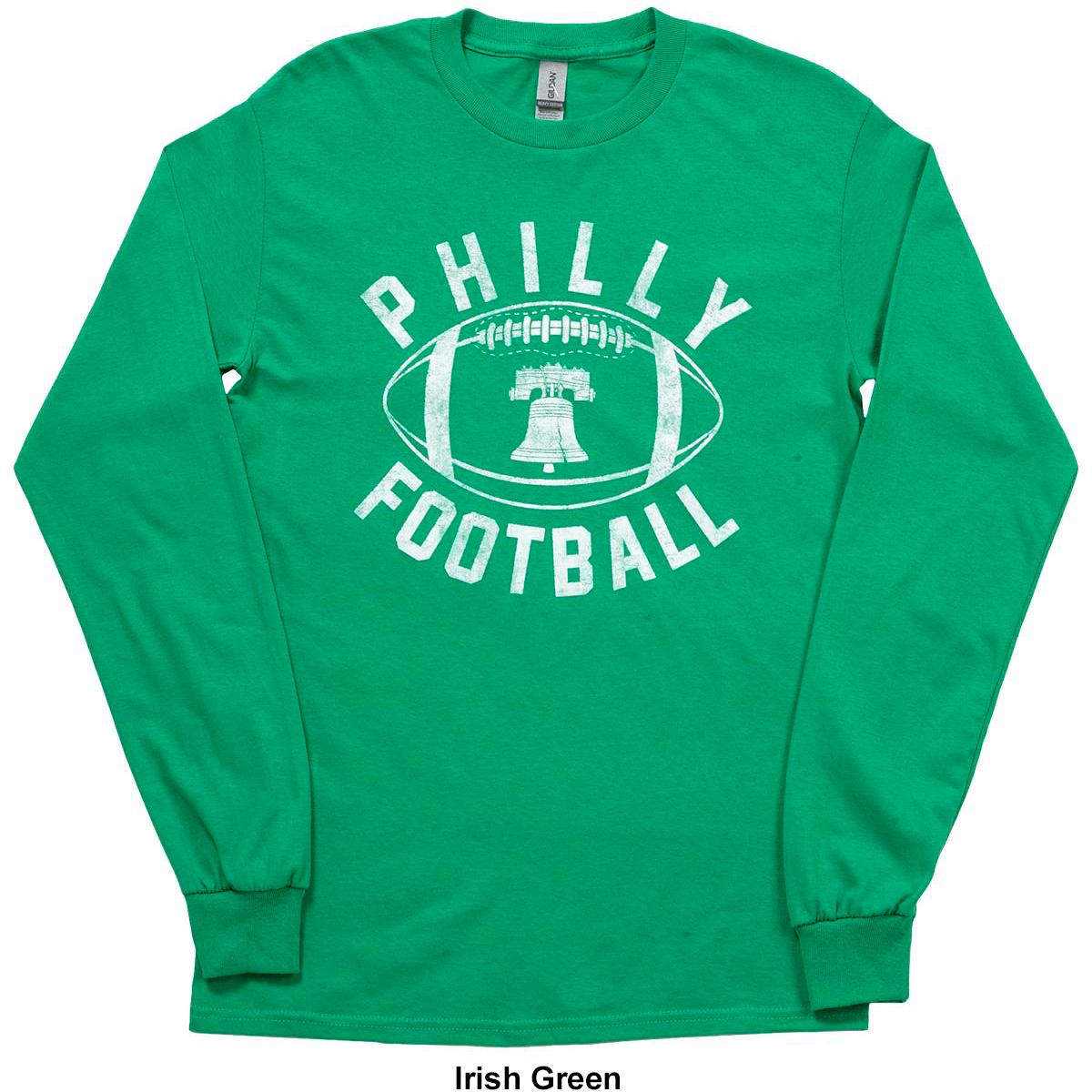 Mens Philly Football Tailgate Long Sleeve Tee