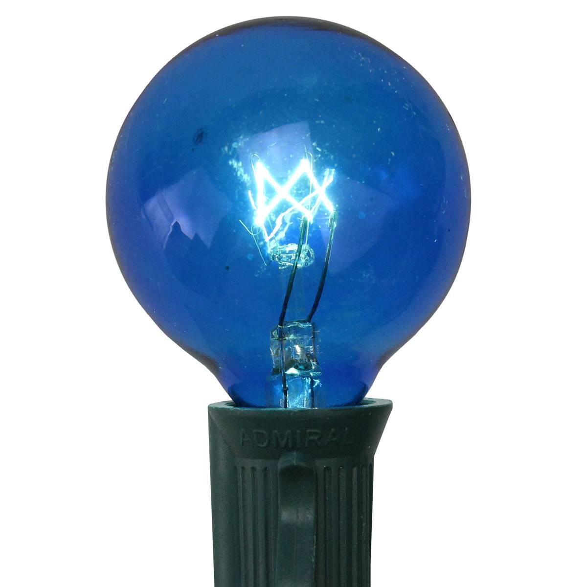 Northlight Seasonal 25pk. Blue G40 Christmas Replacement Bulbs