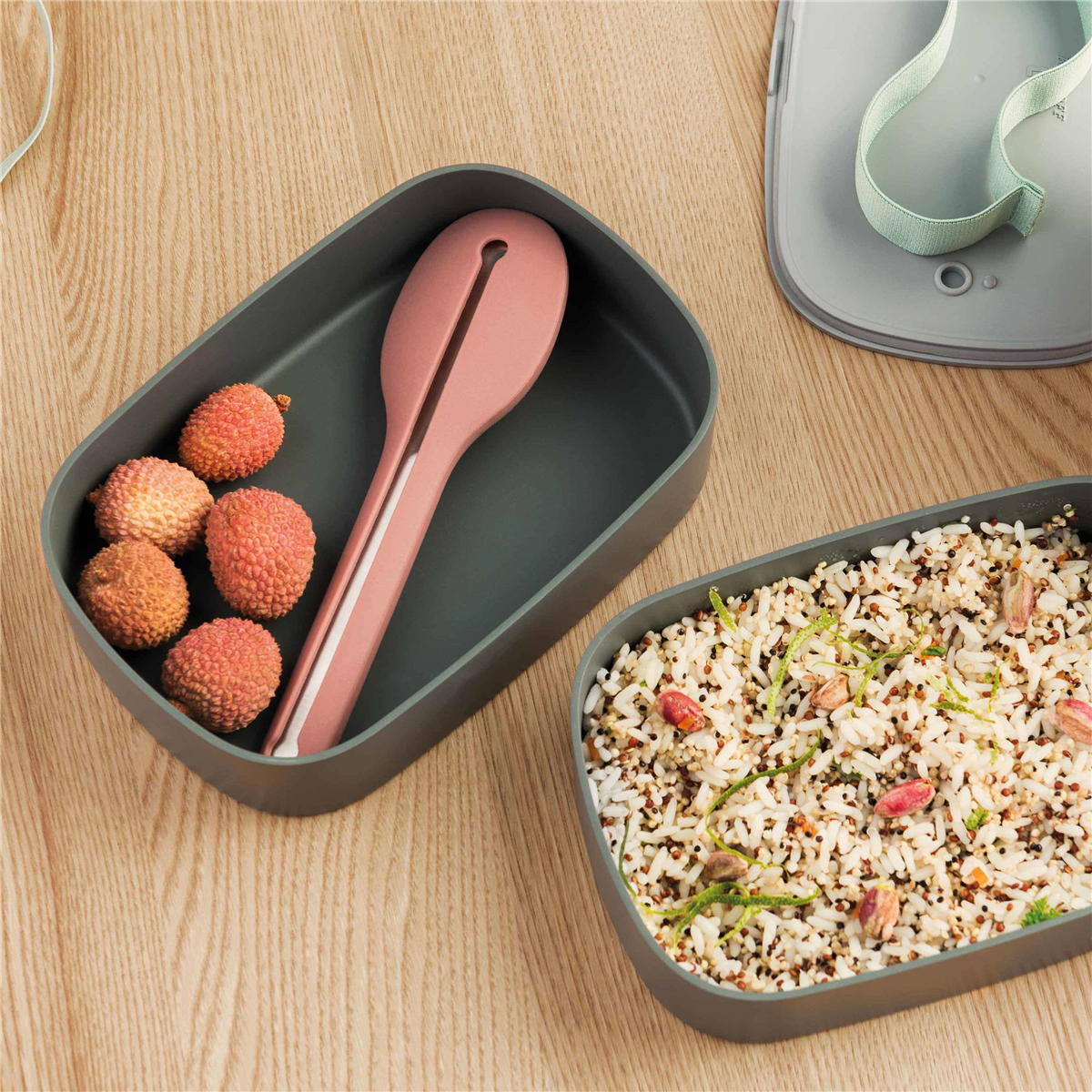 BergHOFF Leo 3pc. Dual Bento Box Set with Strap