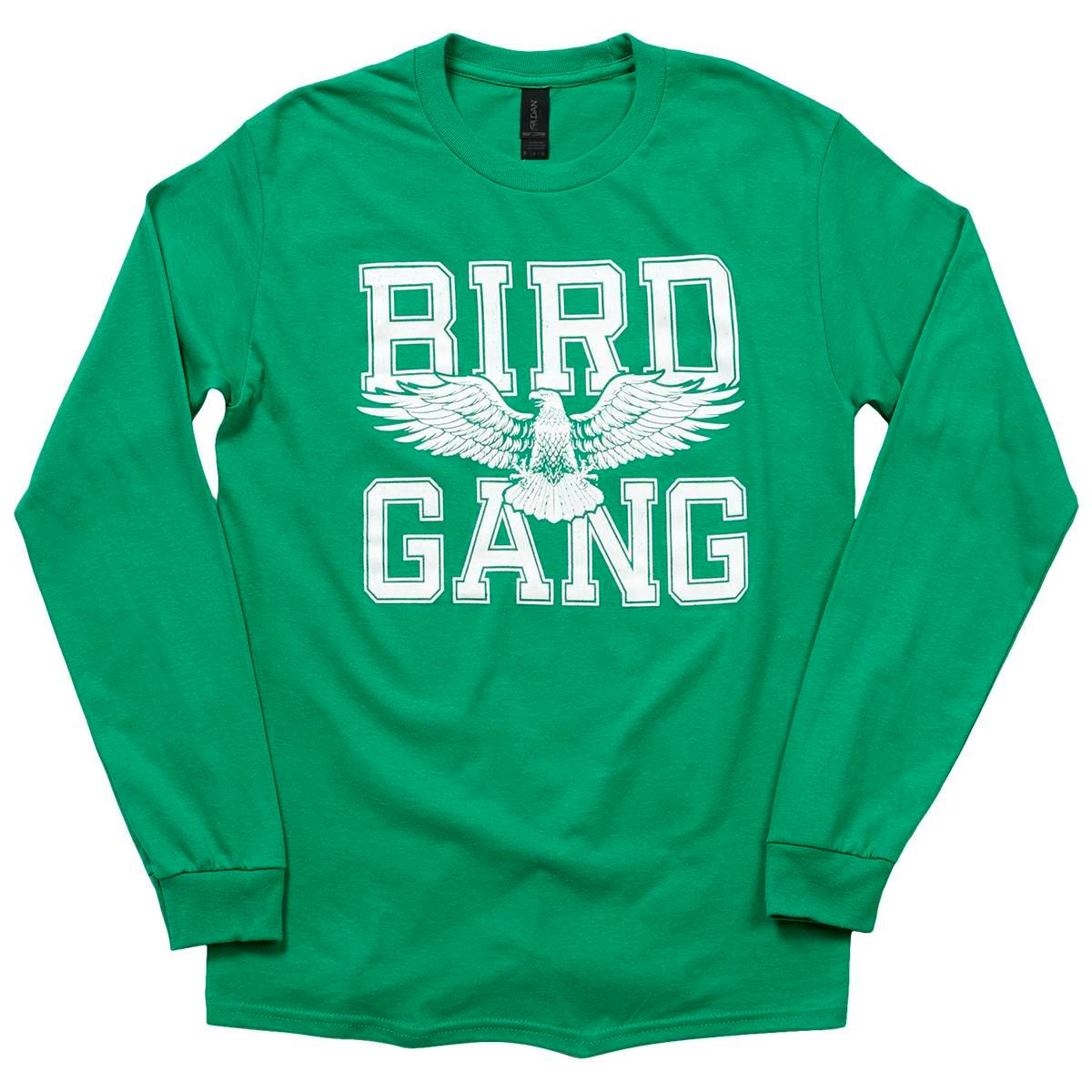 Mens Tailgate Bird Gang Wings Long Sleeve Tee