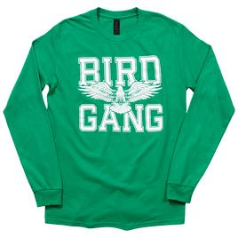 Mens Tailgate Bird Gang Wings Long Sleeve Tee