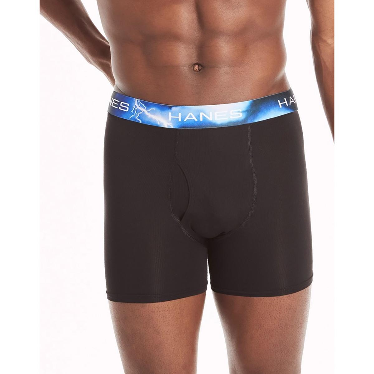 Mens Hanes(R) 4pk. Ultimate(R) Sport X-Temp(tm) Boxer Briefs