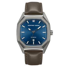 Mens Geoffrey Beene Genuine Diamond Blue Dial Watch - GBA0049GU