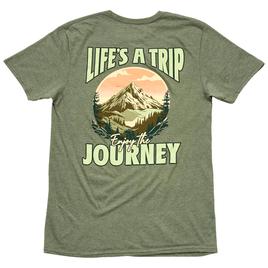 Mens Enjoy the Journey Short Sleeve T-Shirt - Military Green