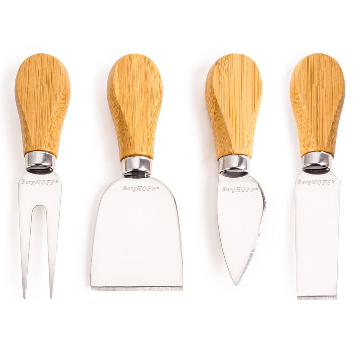 BergHOFF 5pc. Essentials Round Cheese Board & Cheese Tools