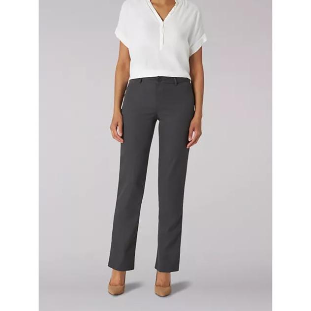 Womens Lee® Wrinkle Free Relaxed Fit Pants - Average