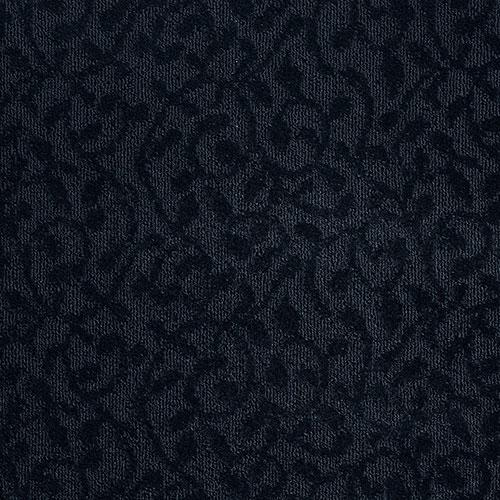 Garland Ivy Solid Rectangular Area Rug - Navy
