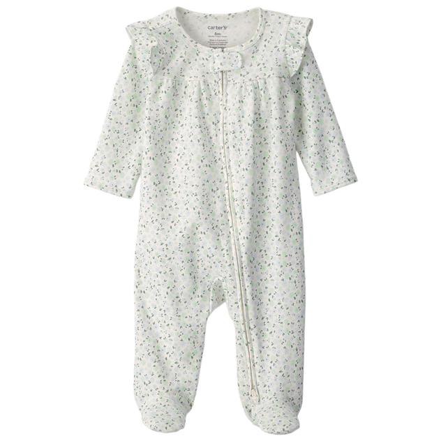 Baby Girl (NB-9M) Carter's® Flower Footie Pajamas