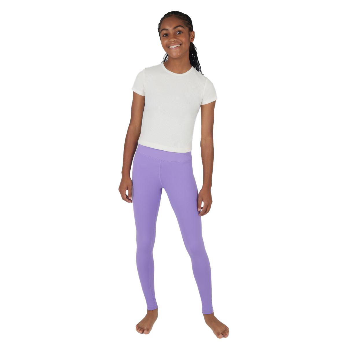 Girls (7-12) 90 Degree® by Reflex 2pk. Everyday Straight Leggings