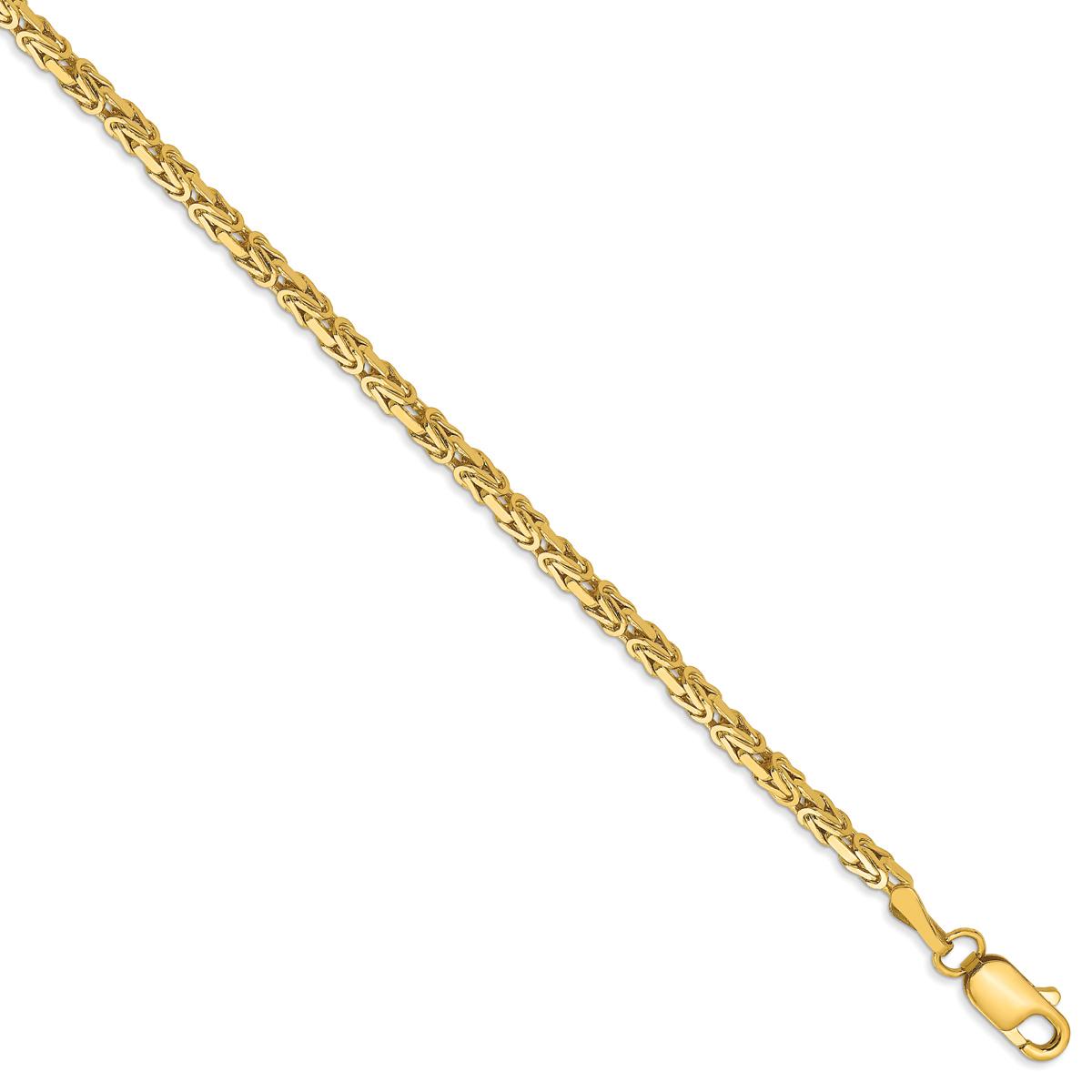 Gold Classics(tm) 2mm. 14kt. Gold Byzantine Chain Bracelet