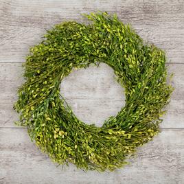 Northlight Seasonal 20in. Artificial Green Foliage Spring Wreath