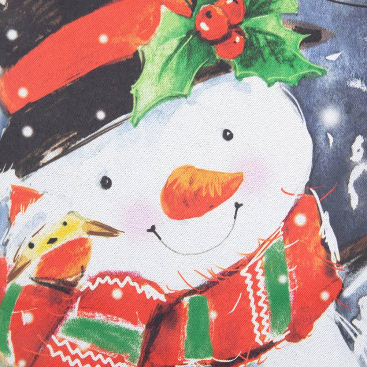 Northlight Seasonal Snowman & Birds Christmas Garden Flag