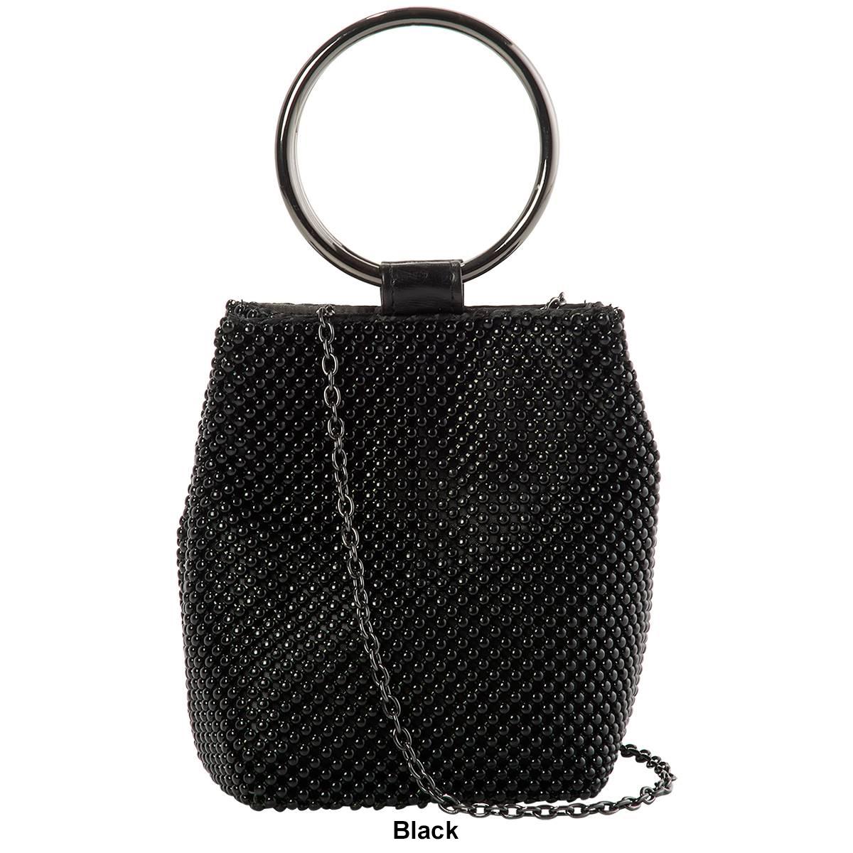 Jessica McClintock Gwen Ball Mesh Ring Pouch