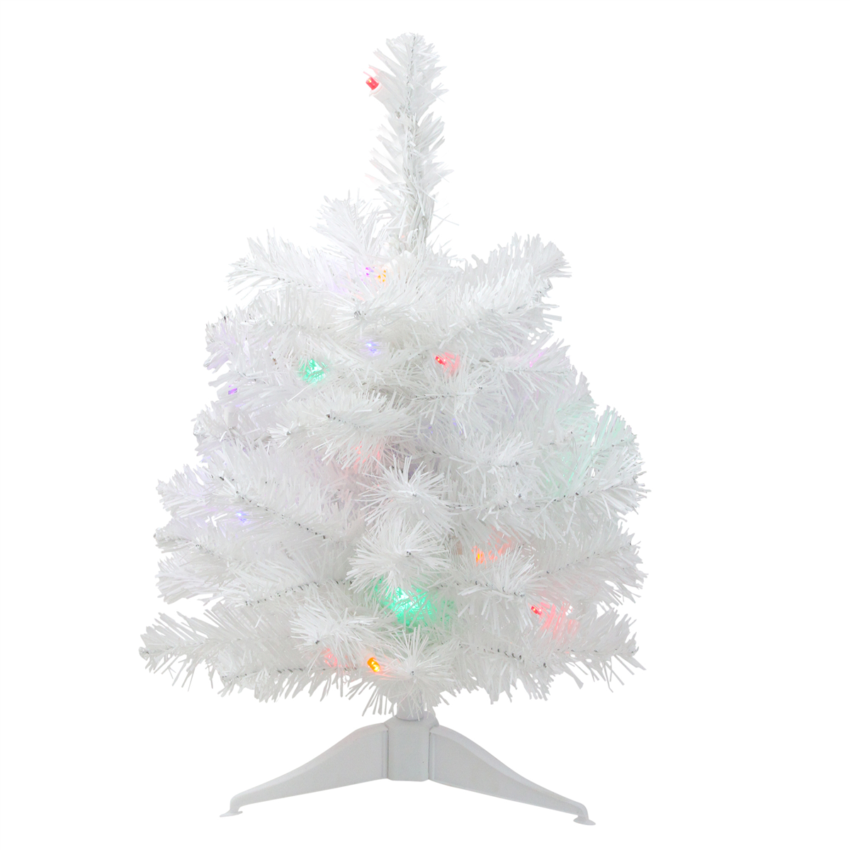 Northlight 18in. Pre-Lit White Artificial Christmas Tree