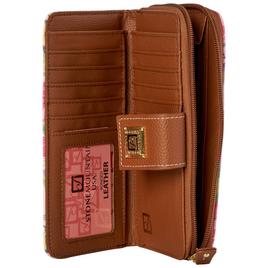 Womens Stone Mountain Le Beau Jardin Zip Around Wallet