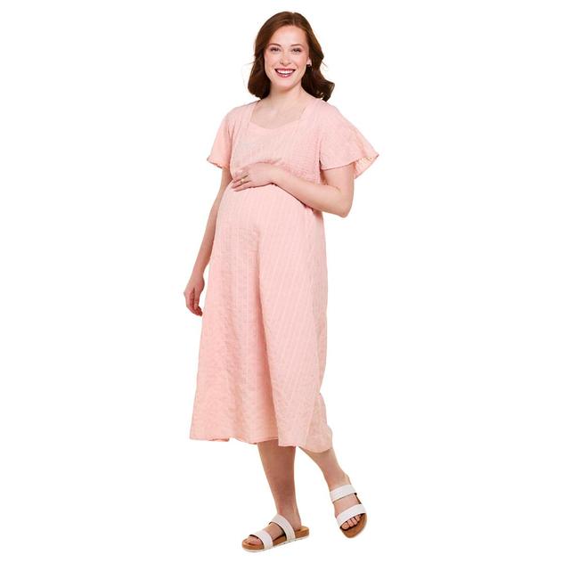 Womens Fair Hope Clip Dot Empire Tie Maternity Dress