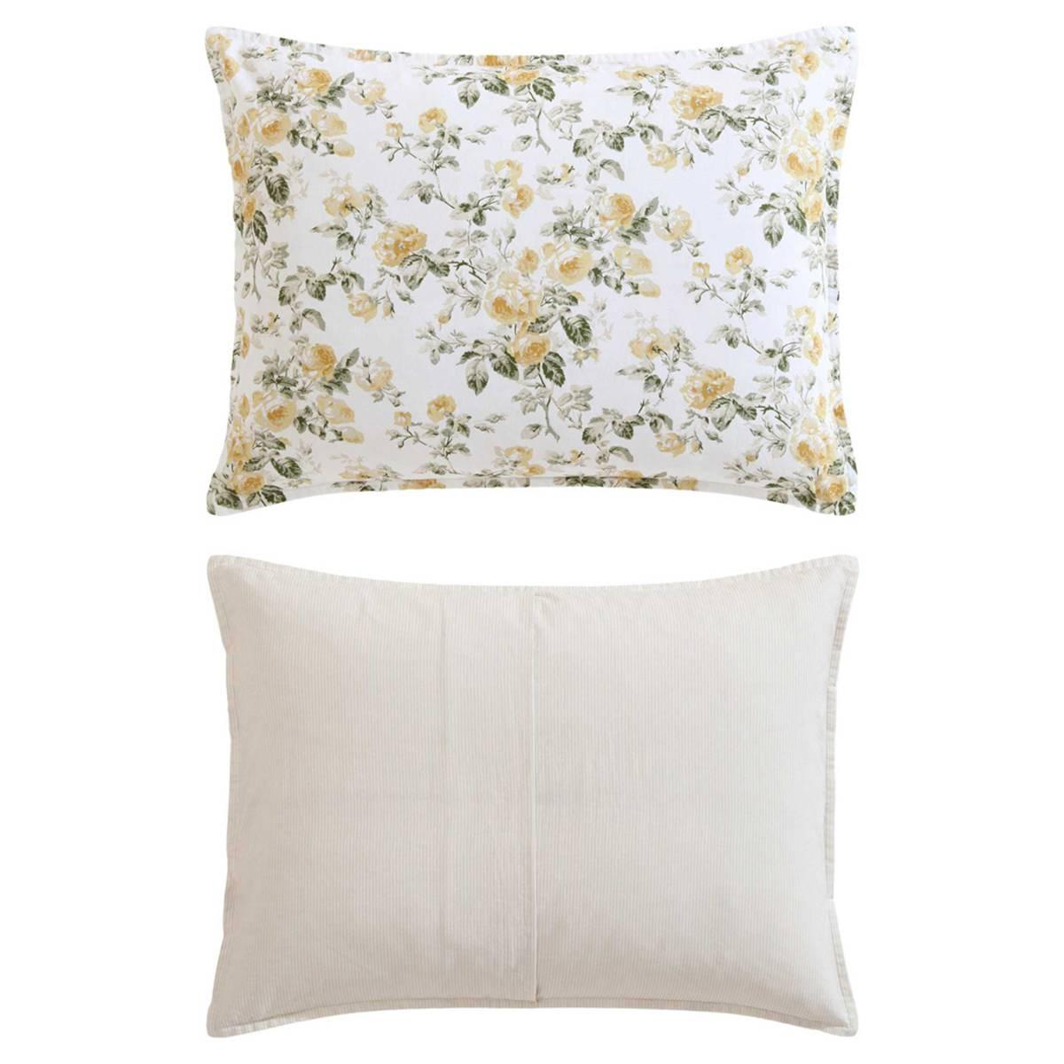 Laura Ashley Roses Cotton Comforter Set