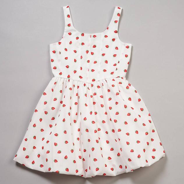 Girls (7-16) Rare Editions Sleeveless Strawberry Mock Corset