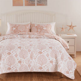 Greenland Home Fashions™ Marina Reversible Coastal Coverlet Set