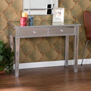 Southern Enterprises Mirage Mirrored 2 Drawer Console Table