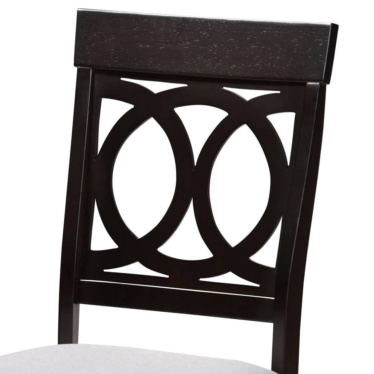 Baxton Studio Lucie Wooden Dining Chair - Set of 4