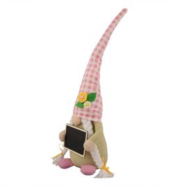 Northlight Seasonal Springtime Girl Gnome with Chalkboard