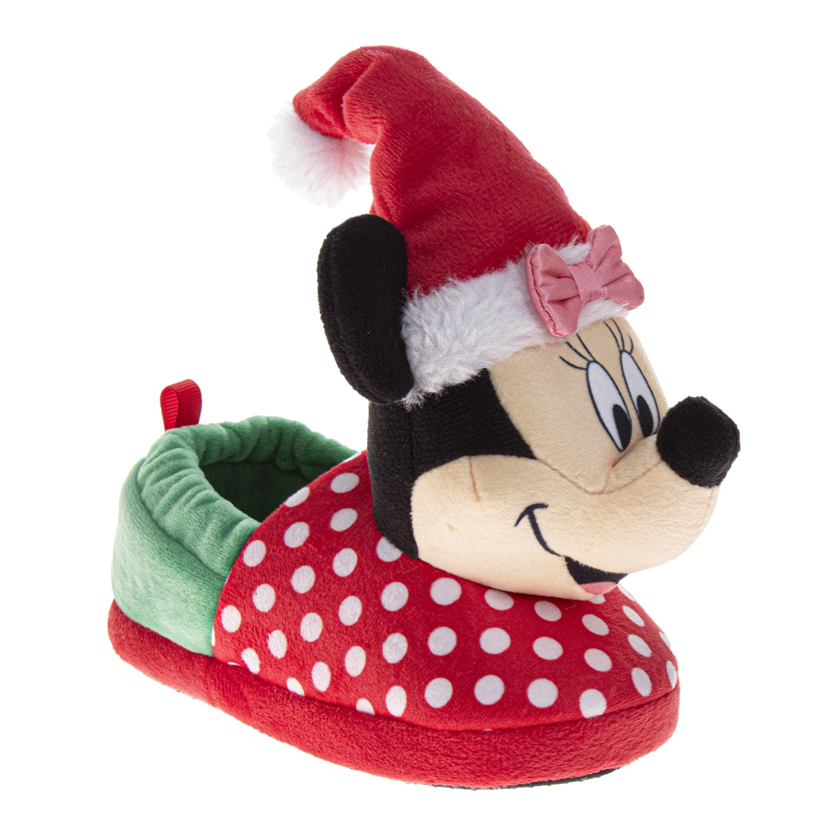Little Boys  Disney(tm) Santa Minnie Mouse Christmas Cozy Slippers