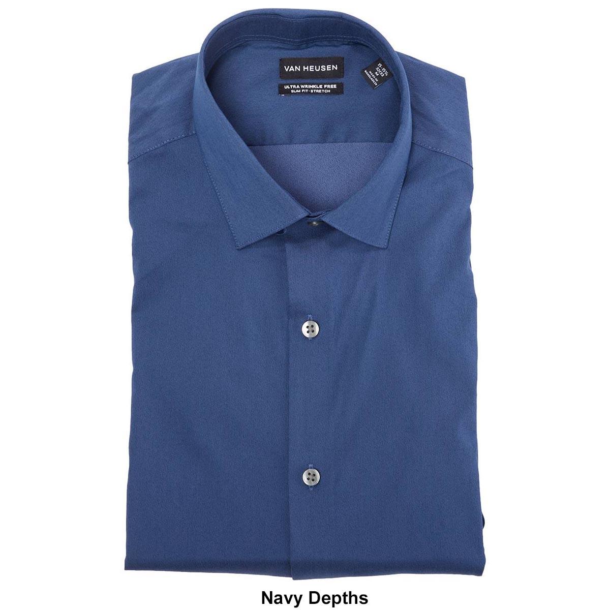 Mens Van Heusen® Wrikle Free Slim Fit Dress Shirt