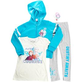 Girls Disney Frozen 2 3pc. Hoodie & Tee w/ Leggings Set