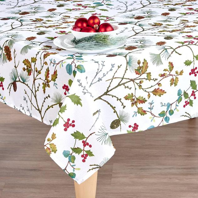 Botanical Winter Tablecloth