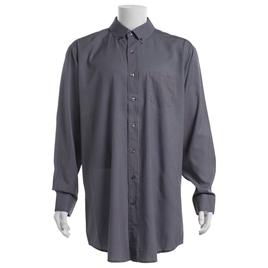 Mens Big & Tall Christian Aujard Dress Shirt - Black Check