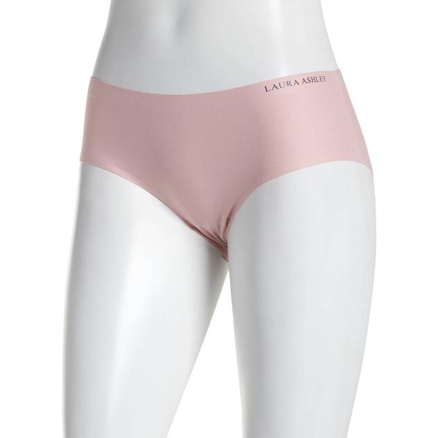 Womens Laura Ashley® Brushed Micro Laser Hipster Panties LS9172BR