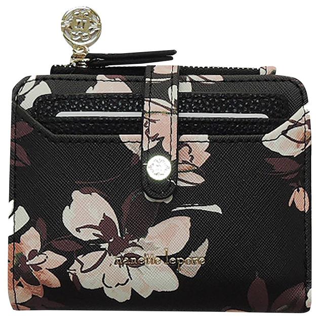 Womens Nanette Lepore Leza Bi-Fold Wallet - Dark Floral