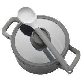 BergHOFF Stone+ Nonstick Ceramic 4.6qt. Wok Pan w/ Glass Lid