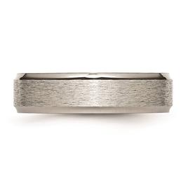 Mens Endless Affection™ Engravable 6mm Satin Finish Wedding Band