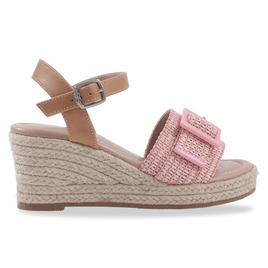 Big Girls Sam Edelman Lucia Buckle Wedge Sandals