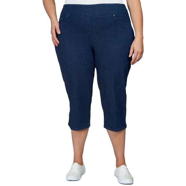 Plus Size Ruby Rd. Pant Program Lightweight Stretch Capri Pants