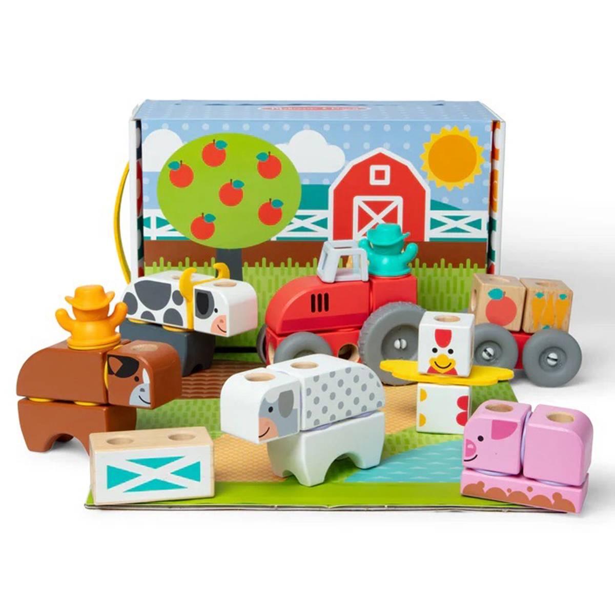 Melissa & Doug(R) Blockables(tm) Farm Playset